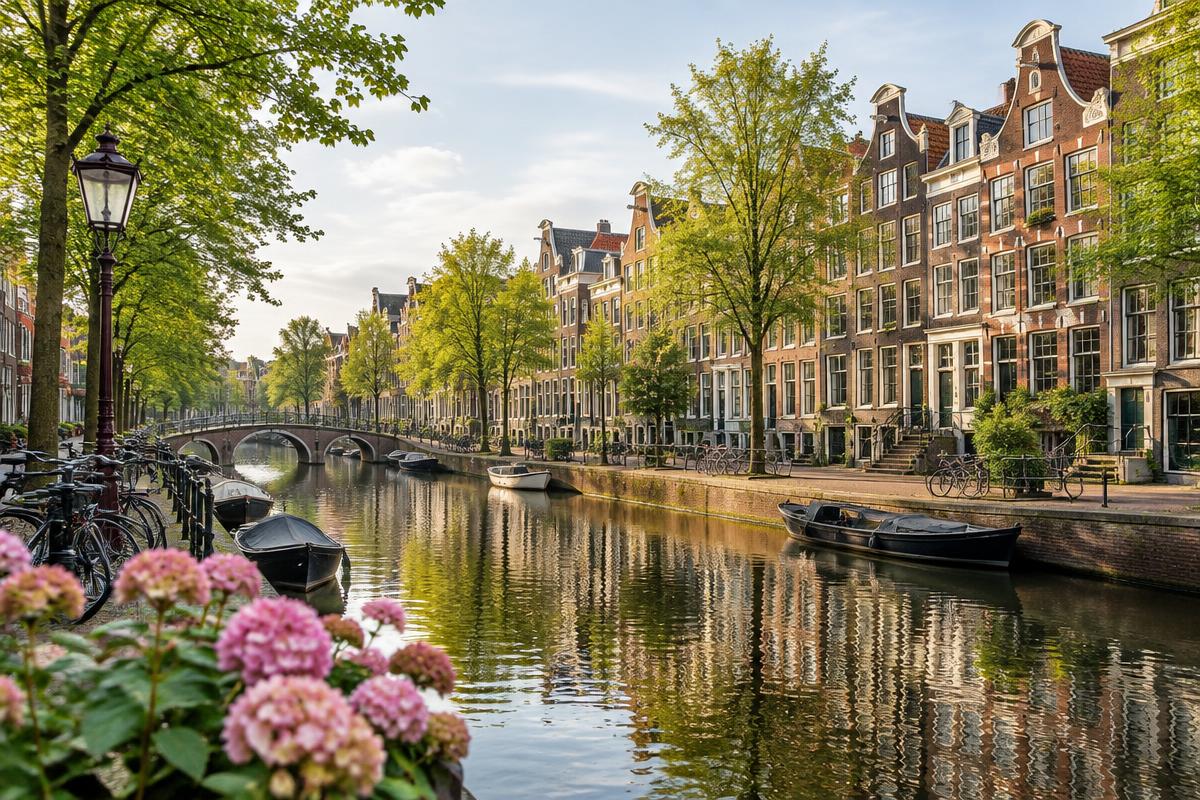 Karakteristiek stadsbeeld van Amsterdam